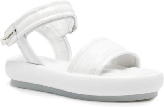 Premiata high-shine leather sandals White