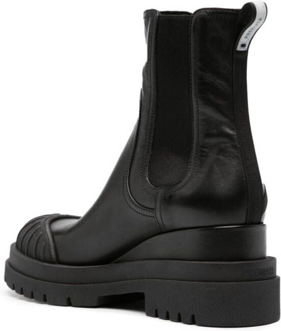 Premiata Jiro leather ankle-length boots Black