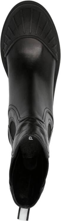 Premiata Jiro leather ankle-length boots Black