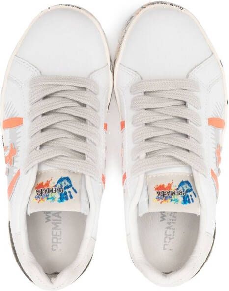 Premiata Kids Andy lace-up sneakers White