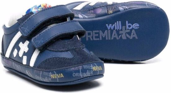Premiata Kids Andy touch-strap sneakers Blue