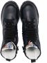 Premiata Kids contrast-sole leather boots Blue - Thumbnail 3