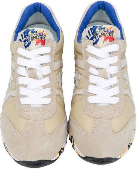 Premiata Kids Lucy-B lace-up sneakers Neutrals