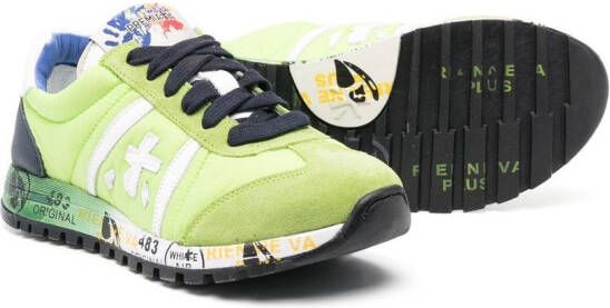 Premiata Kids Lucy lace-up sneakers Green