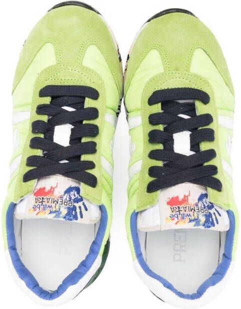 Premiata Kids Lucy lace-up sneakers Green