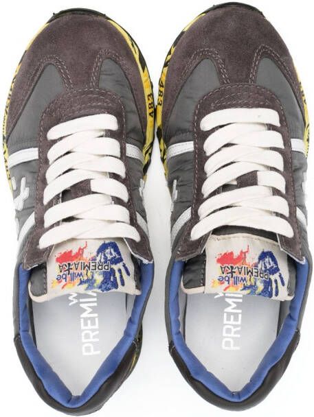 Premiata Kids Lucy panelled sneakers Grey