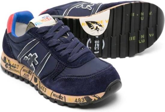 Premiata Kids Lucy panelled sneakers Blue