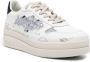 Premiata lace-appliqué leather sneakers White - Thumbnail 2