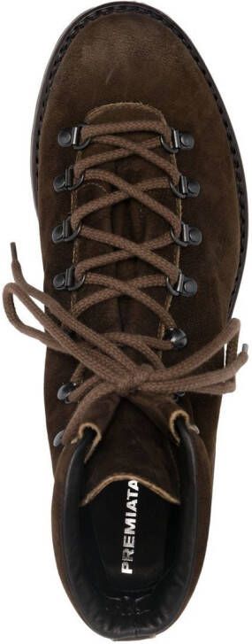 Premiata lace-up 40mm ankle boots Brown