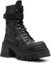 Premiata lace-up 85mm block-heeled boots Black - Thumbnail 2