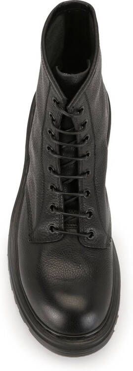 Premiata lace-up ankle boots Black