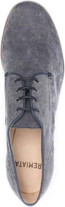 Premiata lace-up oxford shoes Blue