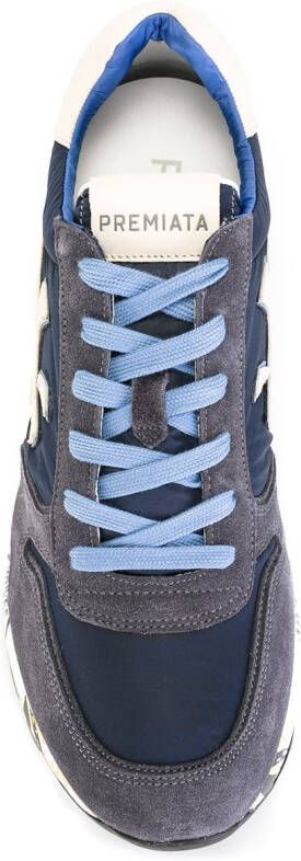 Premiata lace up sneakers Blue