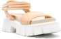 Premiata leather touch-strap platform sandals Neutrals - Thumbnail 2
