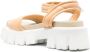 Premiata leather touch-strap platform sandals Neutrals - Thumbnail 3