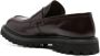 Premiata logo-patch 50mm leather loafers Brown - Thumbnail 3