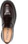Premiata logo-patch 50mm leather loafers Brown - Thumbnail 4