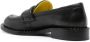 Premiata logo-patch leather loafers Black - Thumbnail 3