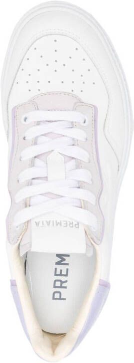 Premiata low-top lace-up sneakers White