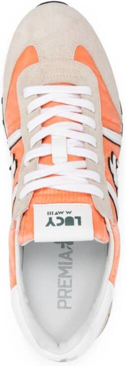 Premiata Lucy 6601 quilted sneakers Orange