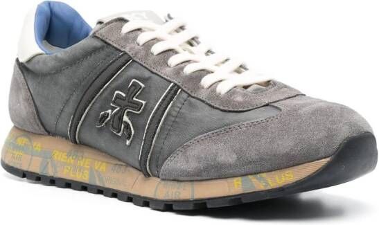 Premiata Lucy low-top suede sneakers Grey