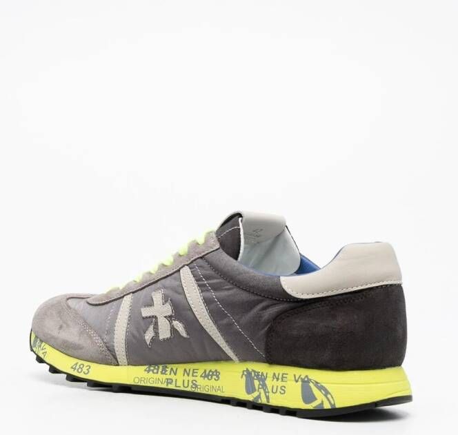 Premiata Lucy panelled low-top sneakers Grey