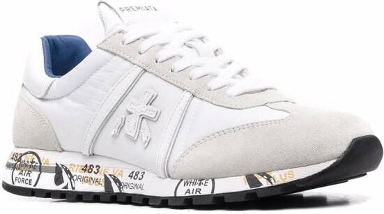 Premiata Lucy panelled sneakers White