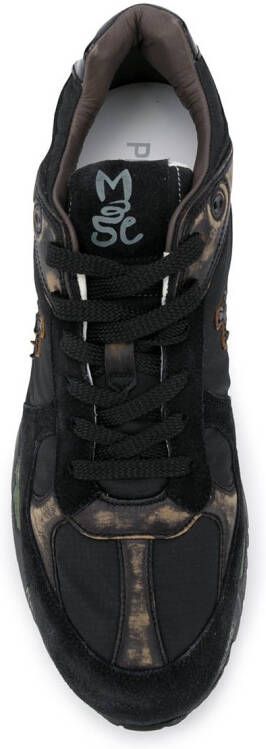 Premiata Mase distressed-effect sneakers Black