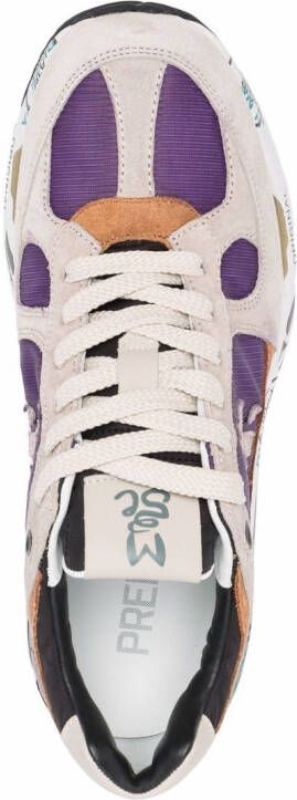 Premiata Mased lace-up sneakers Neutrals
