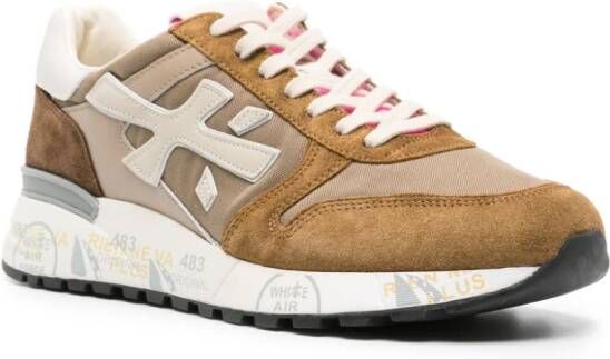 Premiata Mick 6610 colour-block sneakers Brown