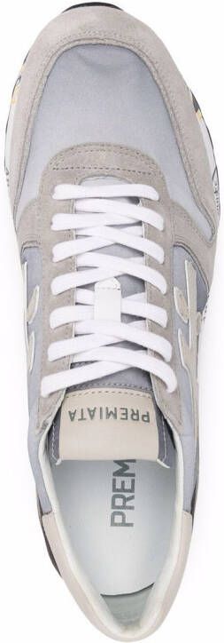 Premiata Mick colour-block sneakers Grey