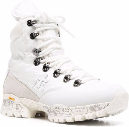 Premiata MidTrecD lace-up ankle boots White