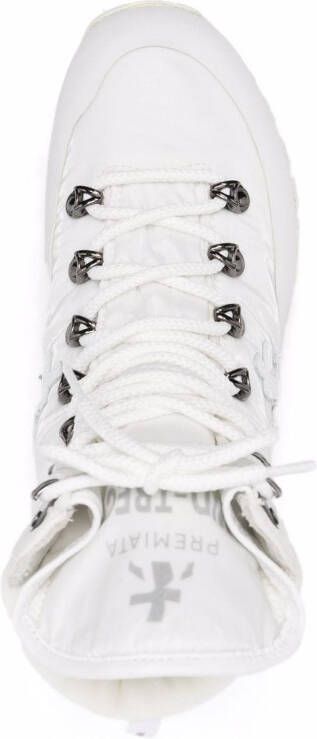Premiata MidTrecD lace-up ankle boots White