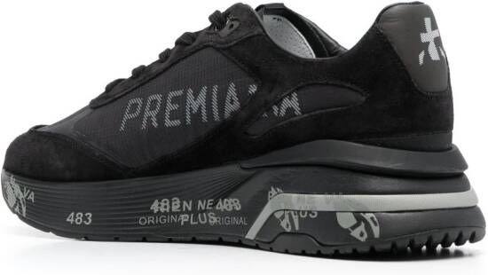 Premiata Moerun panelled sneakers Black