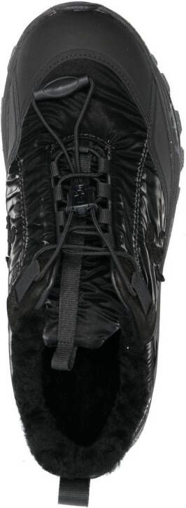 Premiata multi-panel lace-up sneakers Black