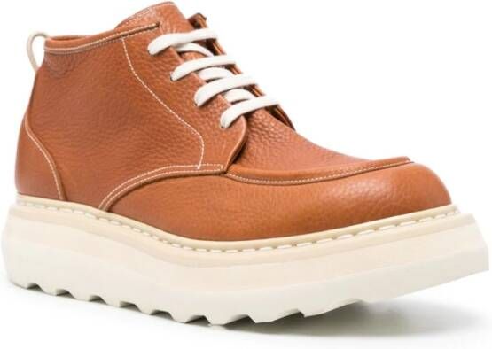 Premiata Nodik leather boots Brown