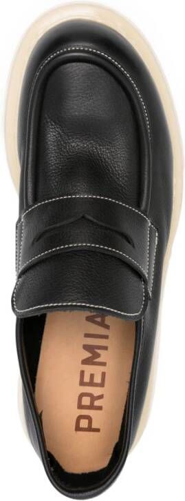 Premiata Nodik leather loafers Black