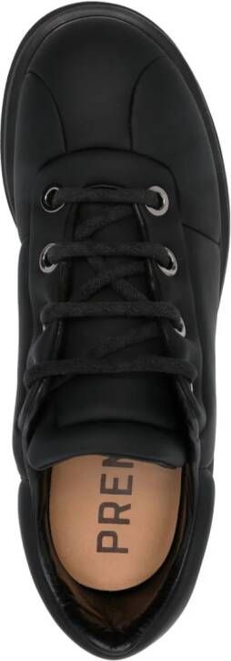 Premiata padded lace-up sneakers Black