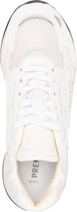 Premiata panelled-mesh low-top sneakers Neutrals