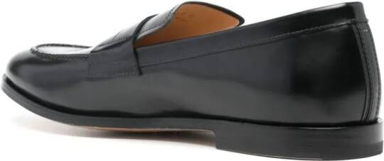 Premiata polished leather loafers Black