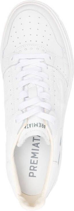 Premiata Quinn lace-up leather sneakers White