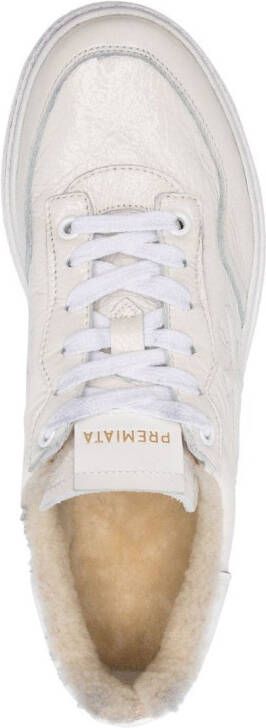 Premiata Quinn low-top lace-up sneakers White
