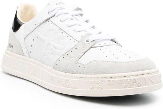 Premiata Quinn panelled low-top sneakers White