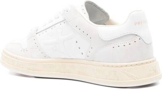 Premiata Quinn perforated leather sneakers White