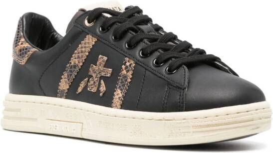 Premiata Russel snakeskin-effect sneakers Black