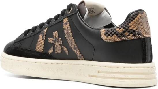 Premiata Russel snakeskin-effect sneakers Black