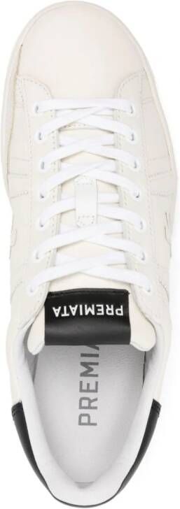 Premiata Russell 6066 logo-patch sneakers Neutrals
