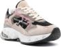 Premiata Sharky logo-embossed leather sneakers Neutrals - Thumbnail 2