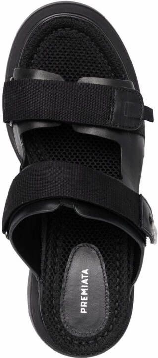 Premiata side touch-strap sandals Black