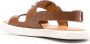 Premiata silver-tone stud-detailing leather sandals Brown - Thumbnail 3